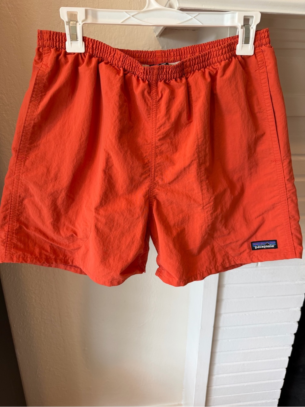 Patagonia Orange Swim Trunks Shorts Men’s Medium Mesh Lined Beach Summer Size M